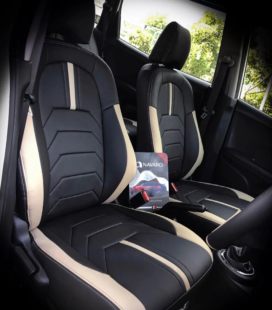 Jok mobil hasil bekleed BSM Surabaya, tampak detail jahitan